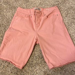 Code Bleu size 8P. No rips, tears or stains.  Pink Bermuda shorts.